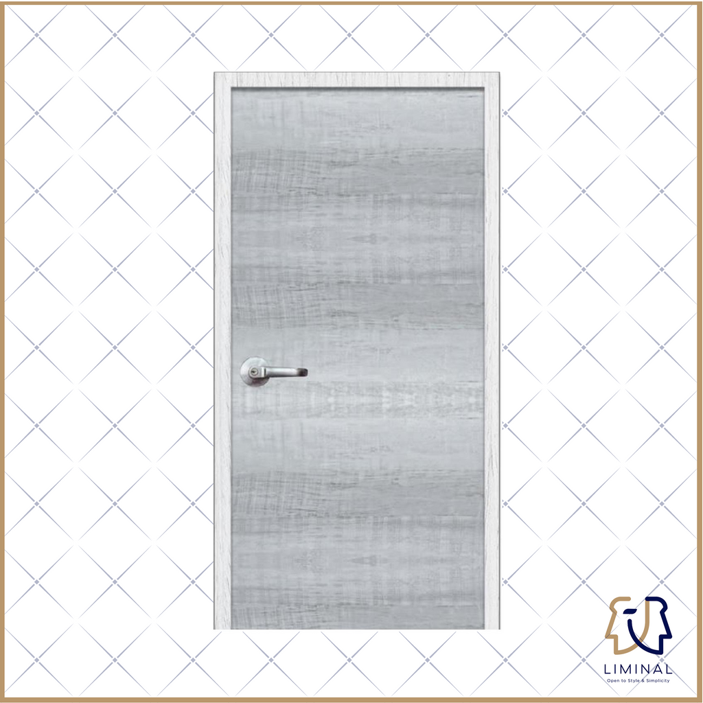 Premium Laminate Bedroom Door (Horizontal Grain Single Colour)