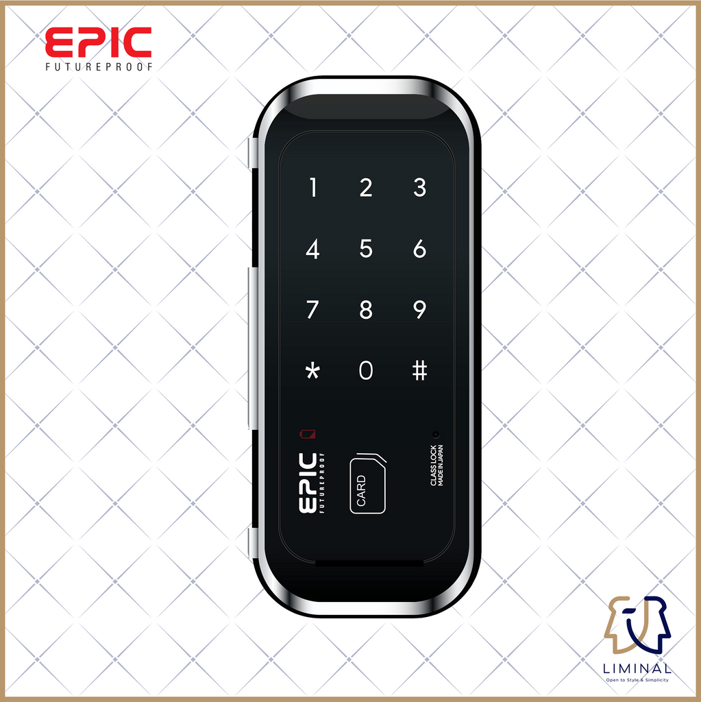 EPIC Glass Door Digital Lock