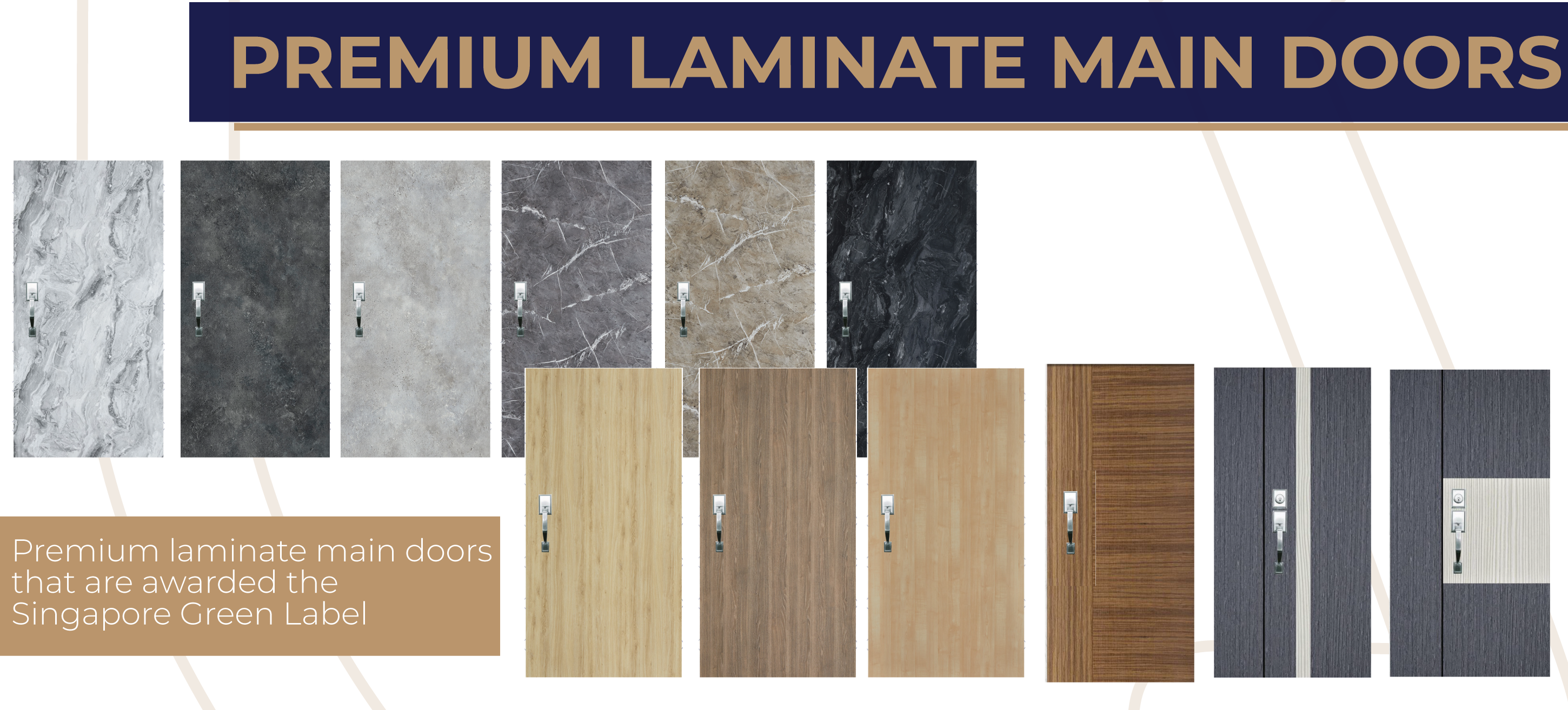 Premium Laminate Main Doors