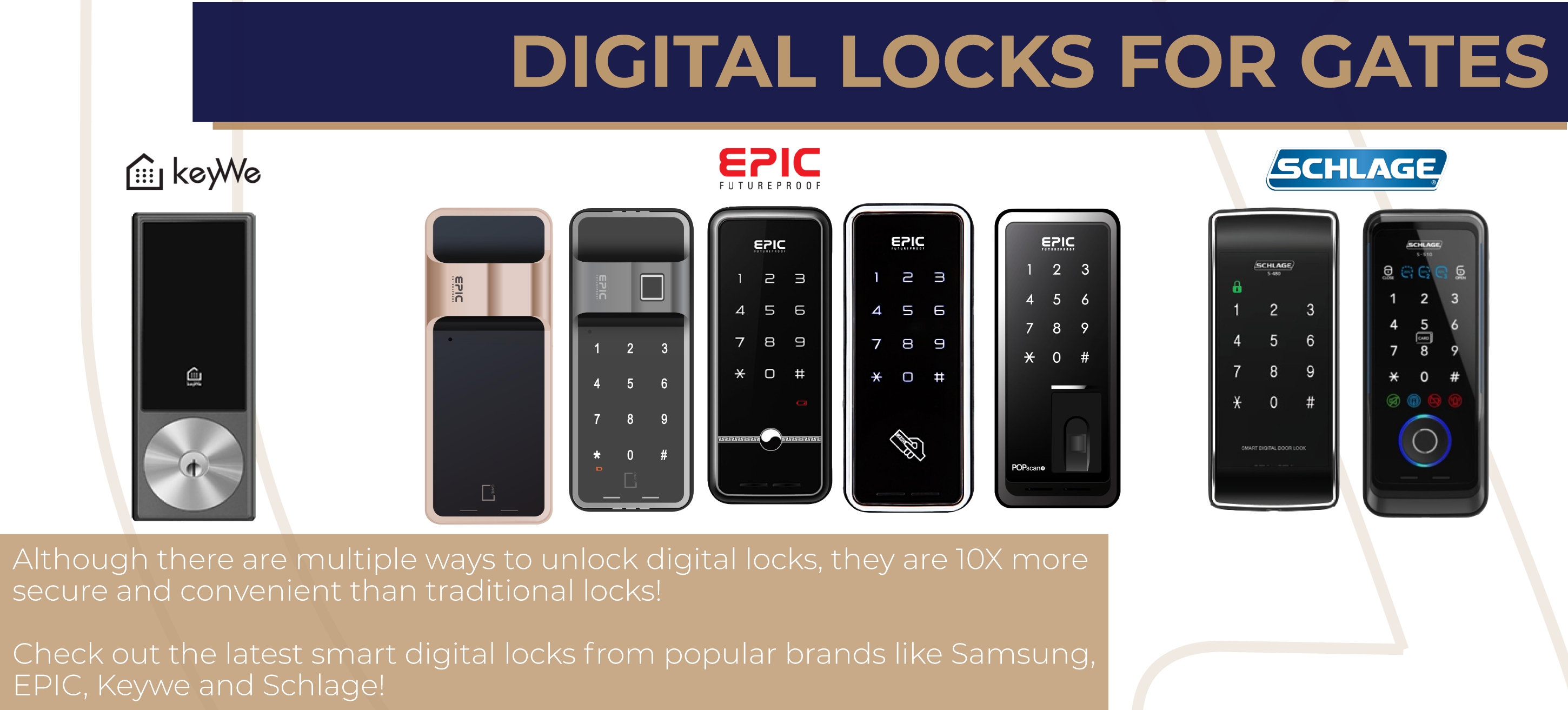 Digital Lock For Gates