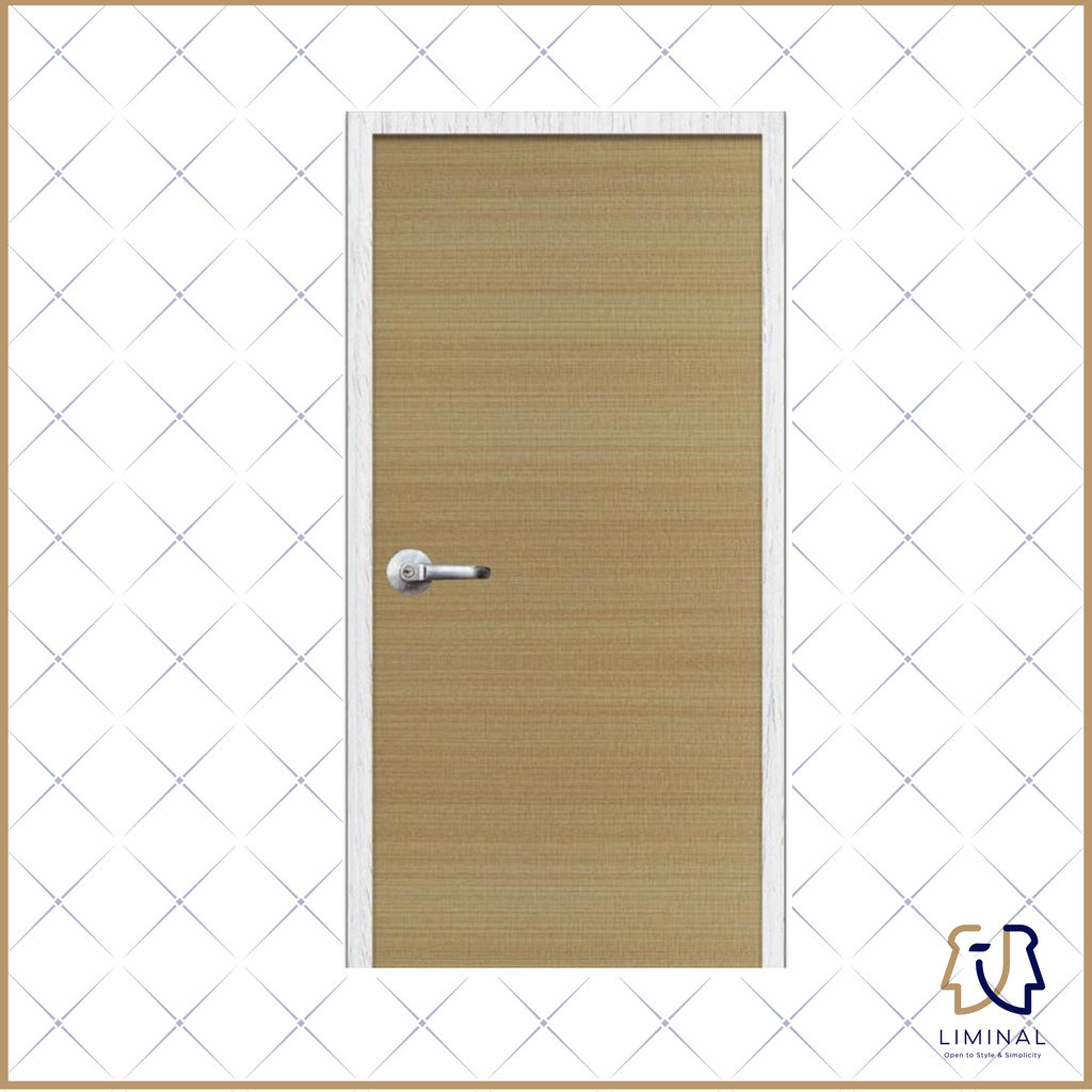 Premium Laminate Bedroom Door (Horizontal Grain Single Colour)