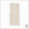 Slide & Swing Bathroom Door (Classic Wood)