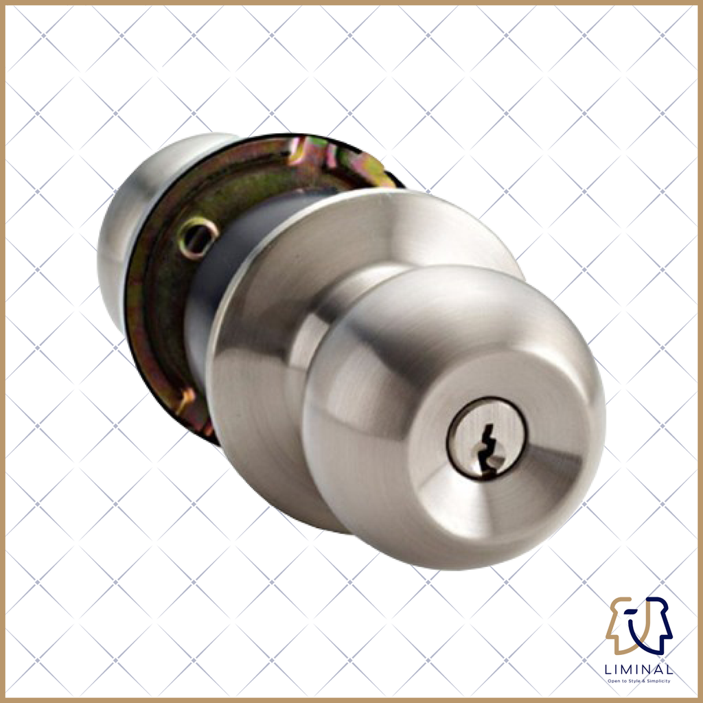 Bedroom Cylinder Lock (Round)